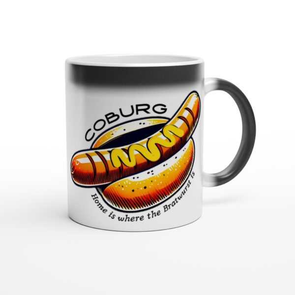 Magische Bratwurst-Tasse – Motiv erscheint mit heißem Getränk! 🔥